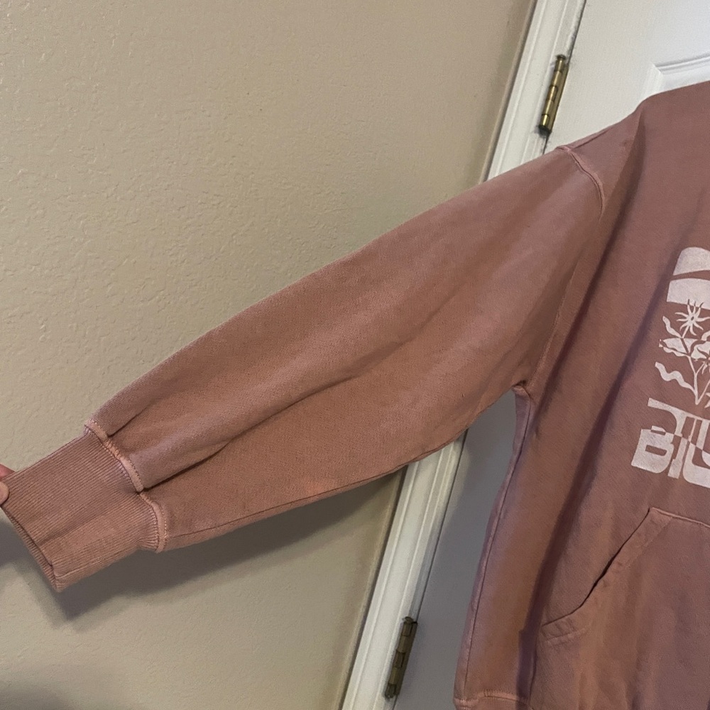 Billabong Skyline Graphic Hoodie Small ‎ Cozy Casual Streetwear Loungewear Y2K - Picture 4 of 8